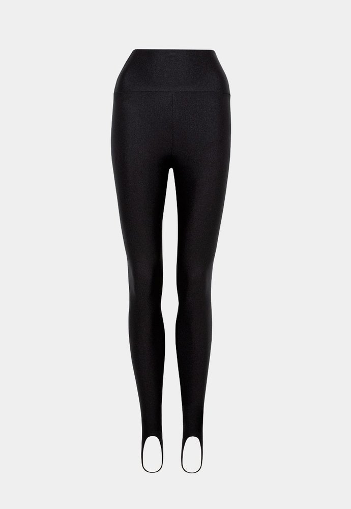 Calça Lycra Fuseau Preta da Forlegs vista de frente