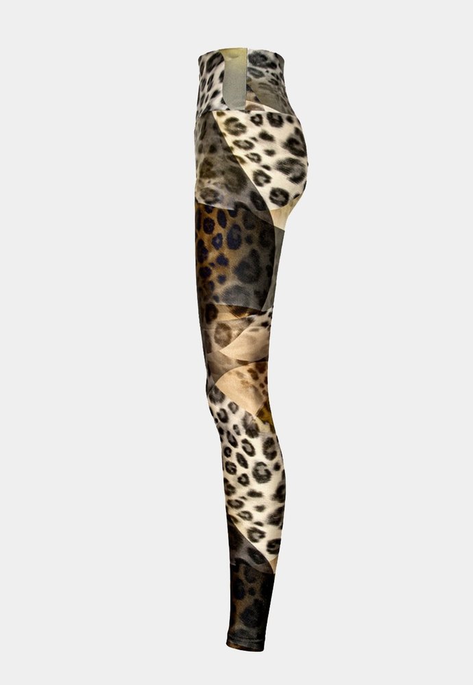 Legging Lycra Classic Estampada Maxine da Forlegs vista de lado