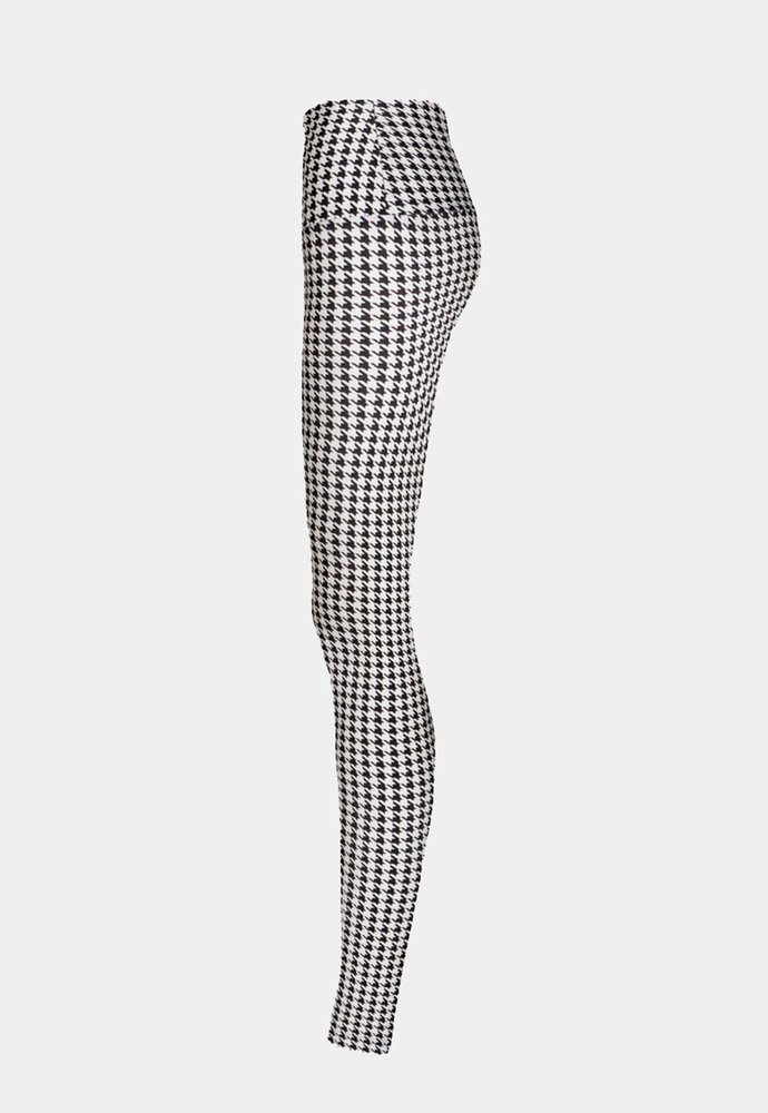 Legging Lycra Classic Estampada Pied Poule da Forlegs vista de lado
