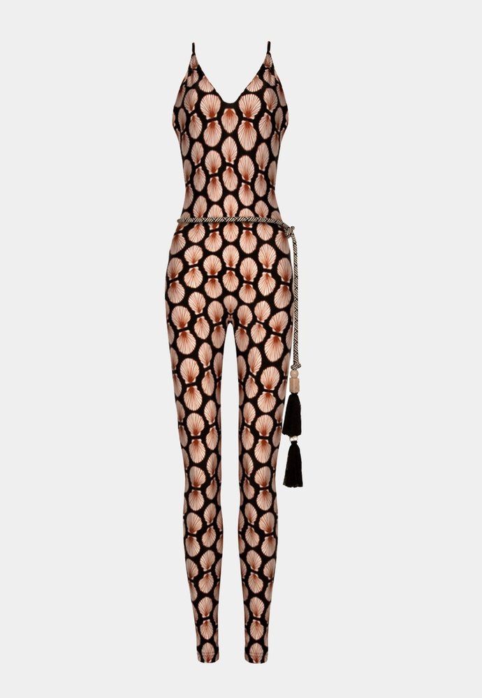 Macacão Lycra Estampado Unique Coquille da Forlegs vista de frente